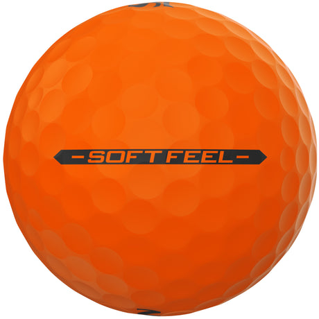 Srixon 2026 Soft Feel Golfbälle, Orange, Vorteilspack, 60 Stück - Golflaedchen.de