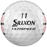 Srixon 2026 Q - Star UltiSpeed Trackline Golfbälle, Weiß, 12 Stück - Golflaedchen.de
