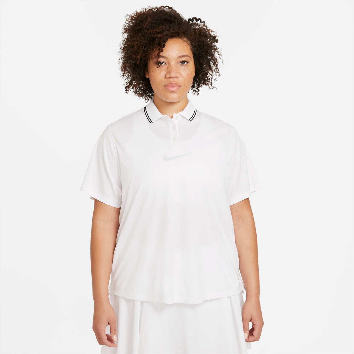 Nike Golf Victory Damen Polo, Weiß - Golflaedchen.de