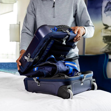Sun Mountain 2026 KUBE Travelcover / Golf Reisetasche, Navy / Cavalry - Golflaedchen.de