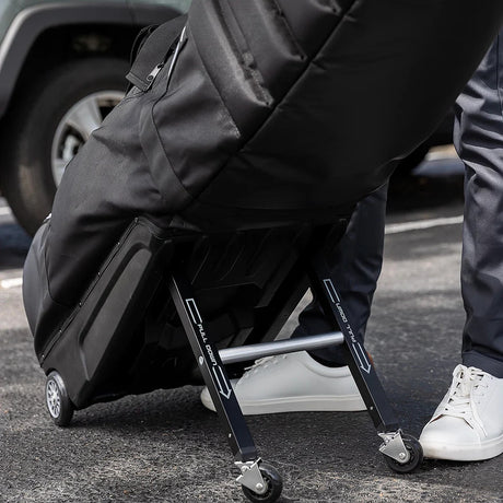 Sun Mountain Club Glider Meridian Travelcover / Golf Reisetasche, Schwarz / Grau / Rot - Golflaedchen.de