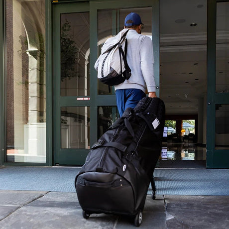 Sun Mountain Club Glider Meridian Travelcover / Golf Reisetasche, Schwarz / Grau / Rot - Golflaedchen.de