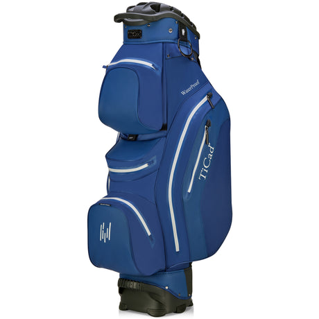 TiCad 2026 QO 14 Premium Waterproof Cartbag, Navy - Golflaedchen.de