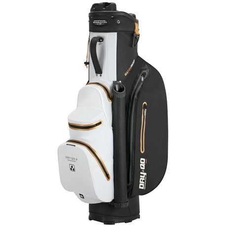 Bennington 2026 DRY Quiet Organizer 9 (QO 9) Waterproof Cartbag, Black / White / Gold