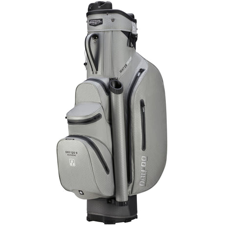 Bennington 2026 DRY Quiet Organizer 9 (QO 9) Waterproof Cartbag, Silver / Dark Grey