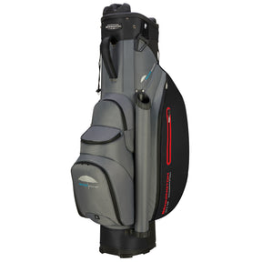 Bennington 2026 Quiet Organizer 9 (QO 9) Water Resistant Cartbag, Grau / Schwarz / Rot