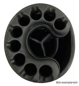 Bennington 2026 Quiet Organizer 9 (QO 9) Water Resistant Damen Cartbag, Grau / Schwarz / Pink