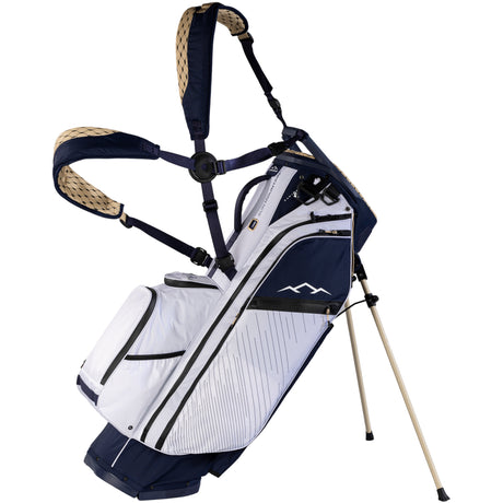Sun Mountain 2026 H2NO 14 - Way Waterproof Hybrid Standbag, Navy / Gold / White - Golflaedchen.de