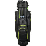 Rydz Gear Lucky Nine Silencer Cartbag, Schwarz / Grau / Grün - Golflaedchen.de