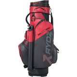 Rydz Gear Lucky Nine Silencer Cartbag, Schwarz / Rot - Golflaedchen.de