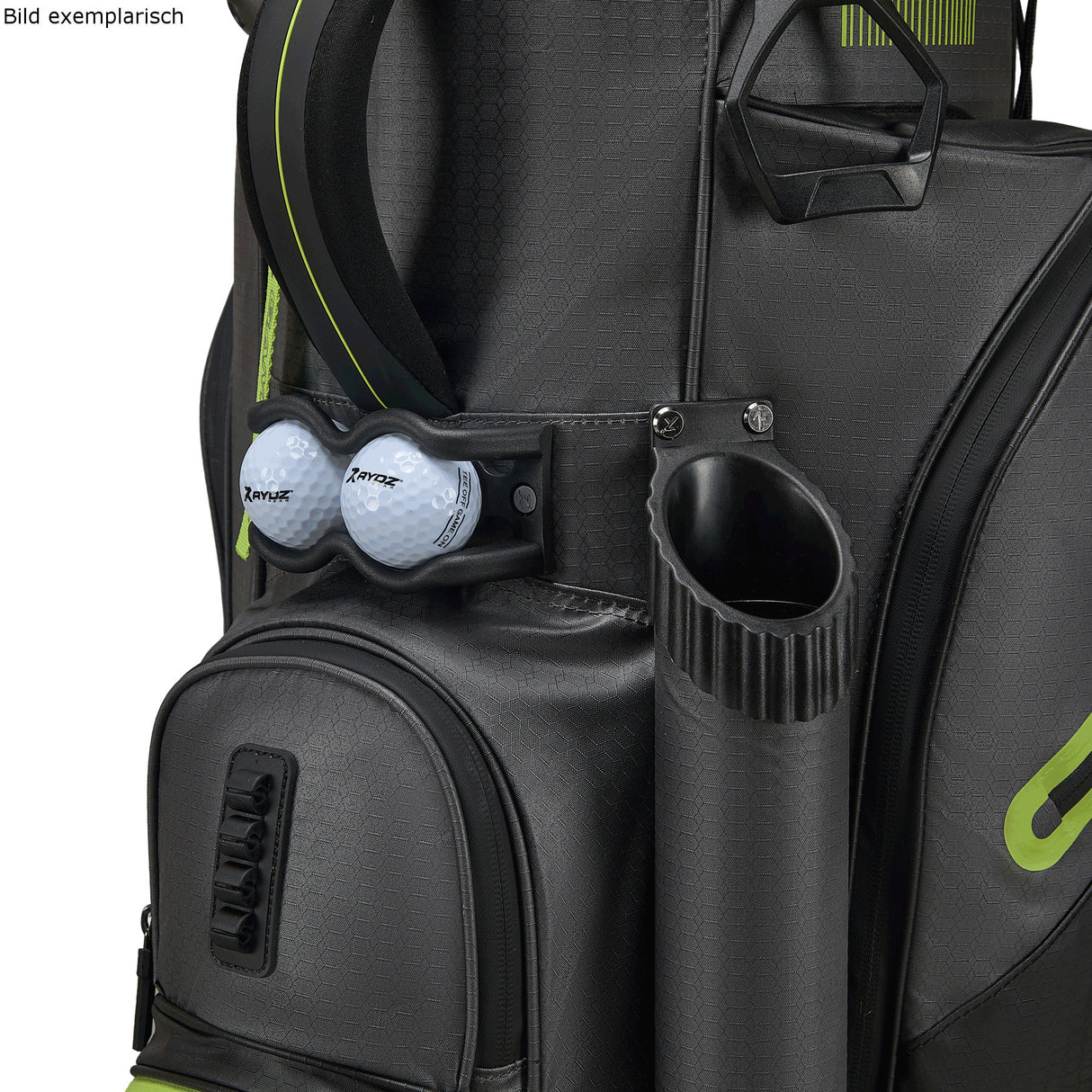 Rydz Gear Lucky Nine Silencer Cartbag, Blau / Navy / Orange - Golflaedchen.de