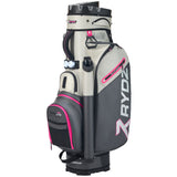 Rydz Gear Lucky Nine Silencer Damen Cartbag, Anthrazit / Grau / Pink - Golflaedchen.de