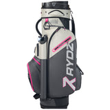 Rydz Gear Lucky Nine Silencer Damen Cartbag, Anthrazit / Grau / Pink - Golflaedchen.de