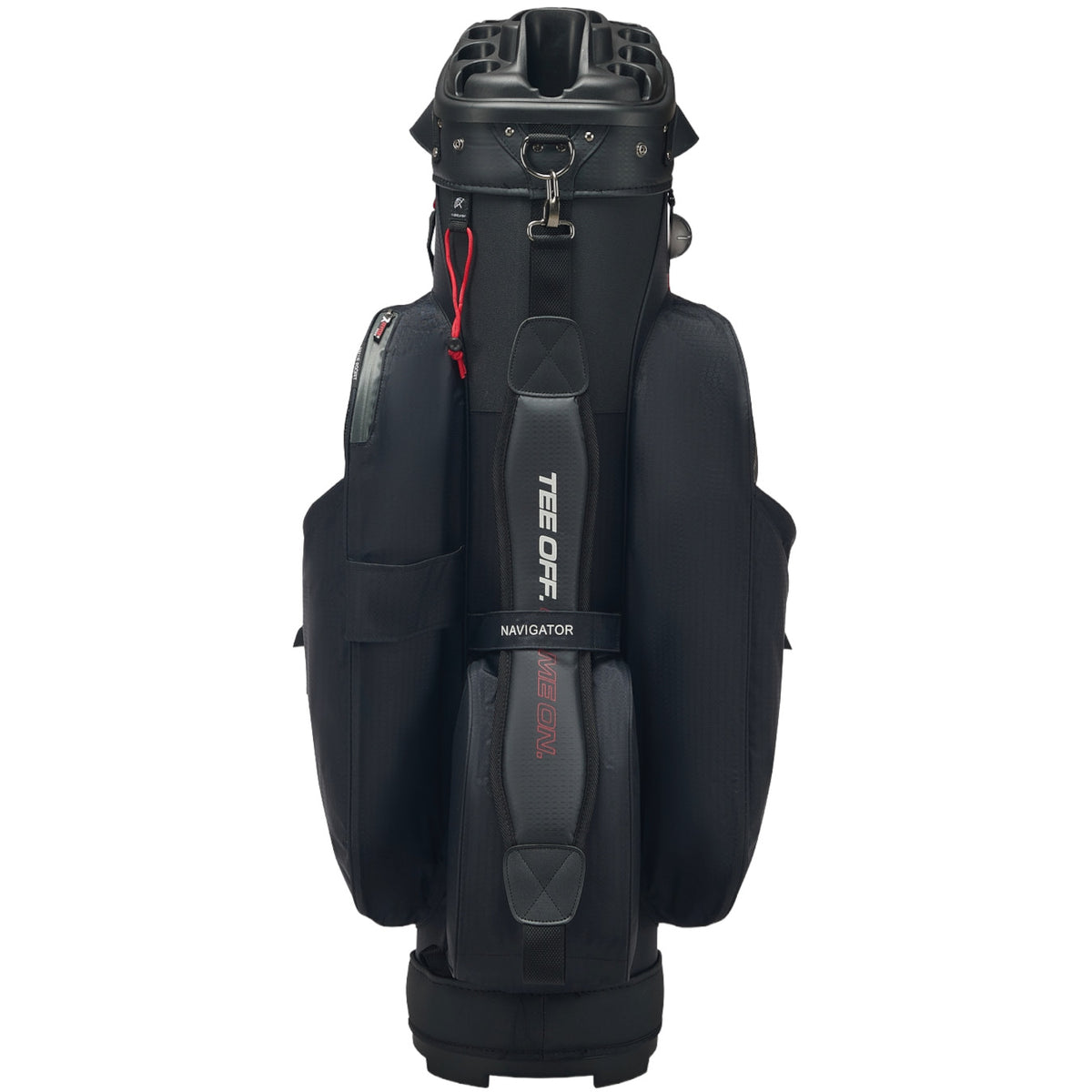 Rydz Gear Navigator QO14 Waterproof Cartbag, Schwarz / Grau / Rot