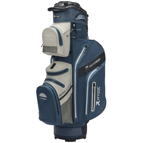 Rydz Gear Navigator QO14 Waterproof Cartbag, Navy / Silbergrau - Golflaedchen.de