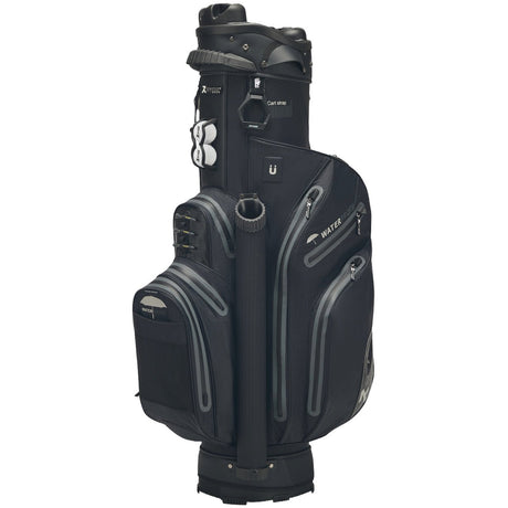 Rydz Skipper QO9 Waterproof Cartbag, Schwarz, Oversize (+2 inch höher) - Golflaedchen.de