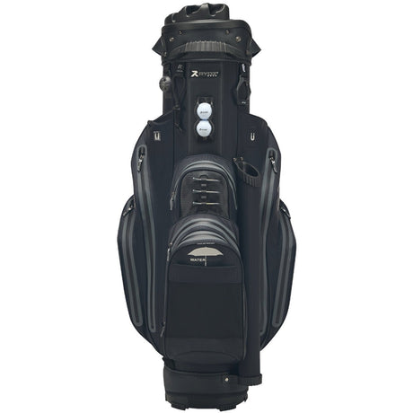 Rydz Skipper QO9 Waterproof Cartbag, Schwarz, Oversize (+2 inch höher) - Golflaedchen.de