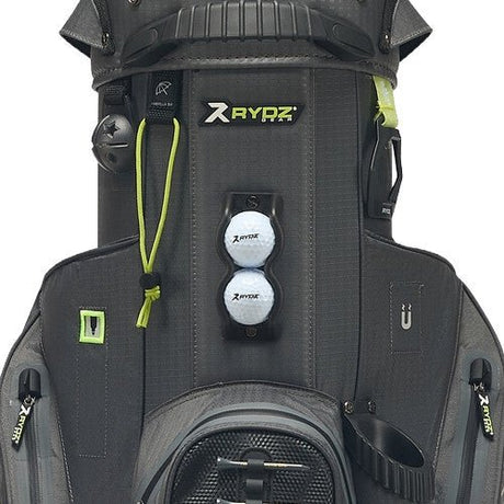 Rydz Skipper QO9 Waterproof Cartbag, Anthrazit / Grün - Golflaedchen.de