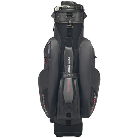 Rydz Skipper QO9 Waterproof Damen Cartbag, Anthrazit / Silbergrau / Pink - Golflaedchen.de