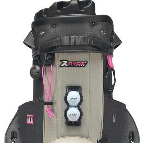 Rydz Skipper QO9 Waterproof Damen Cartbag, Anthrazit / Silbergrau / Pink - Golflaedchen.de