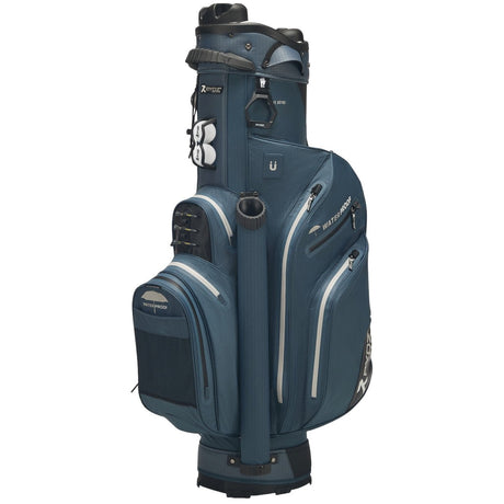 Rydz Skipper QO9 Waterproof Cartbag, Navy / Silbergrau - Golflaedchen.de