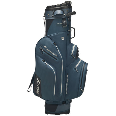 Rydz Skipper QO9 Waterproof Cartbag, Navy / Silbergrau - Golflaedchen.de