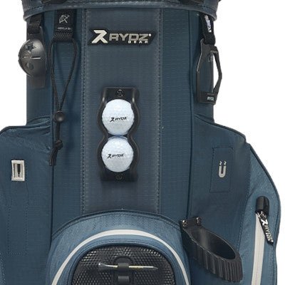 Rydz Skipper QO9 Waterproof Cartbag, Navy / Silbergrau - Golflaedchen.de