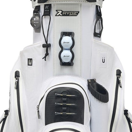 Rydz Skipper QO9 Waterproof Cartbag, Weiß - Golflaedchen.de