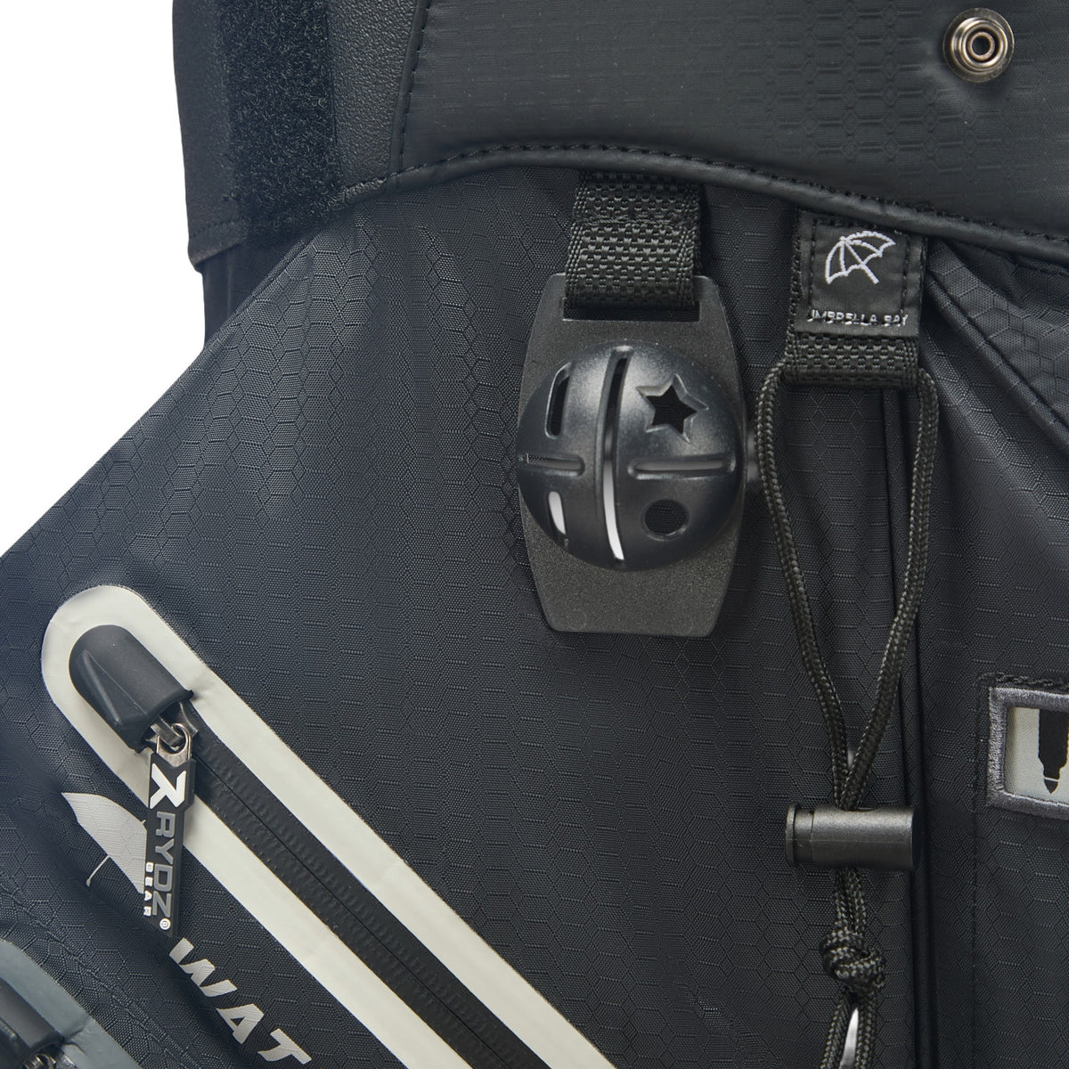 Rydz Clip Waterproof Cartbag, Schwarz