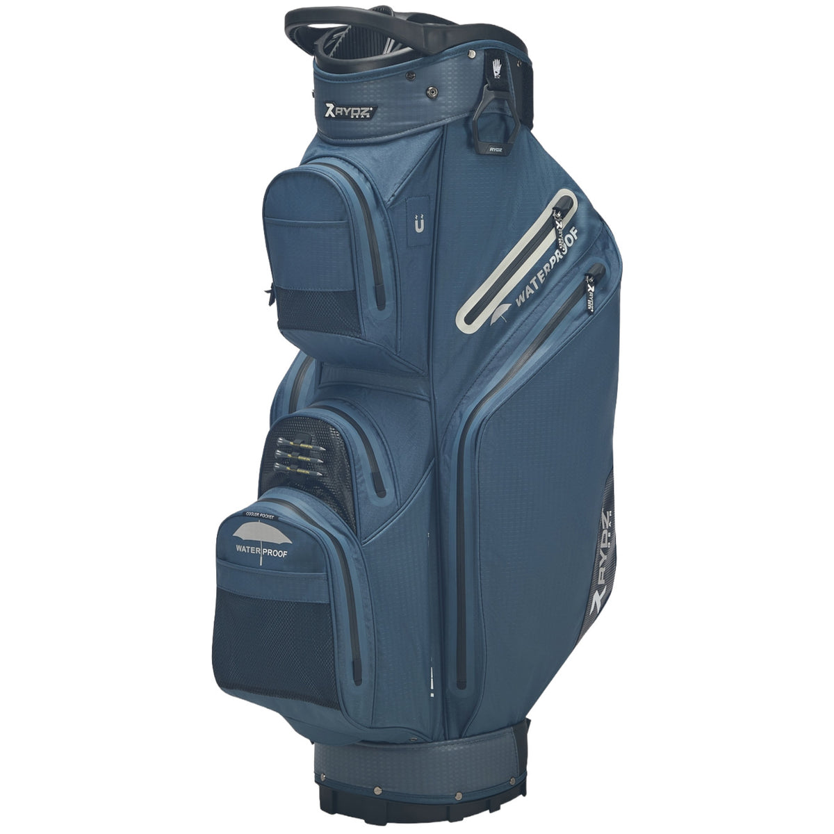 Rydz Clip Waterproof Cartbag, Navy
