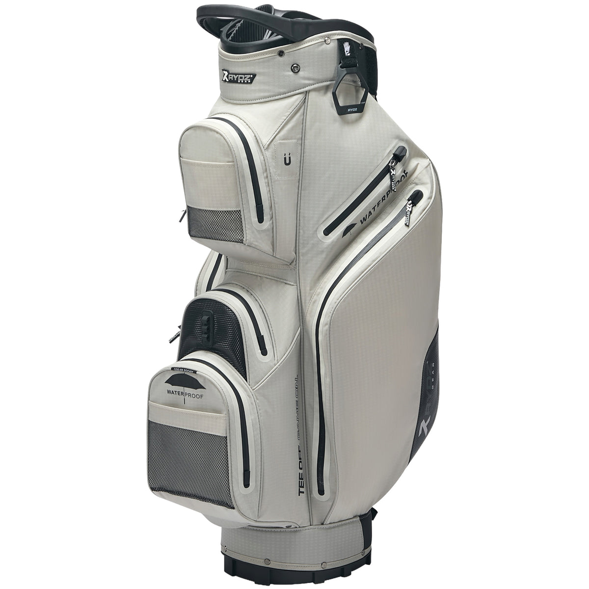 Rydz Clip Waterproof Cartbag, Silbergrau