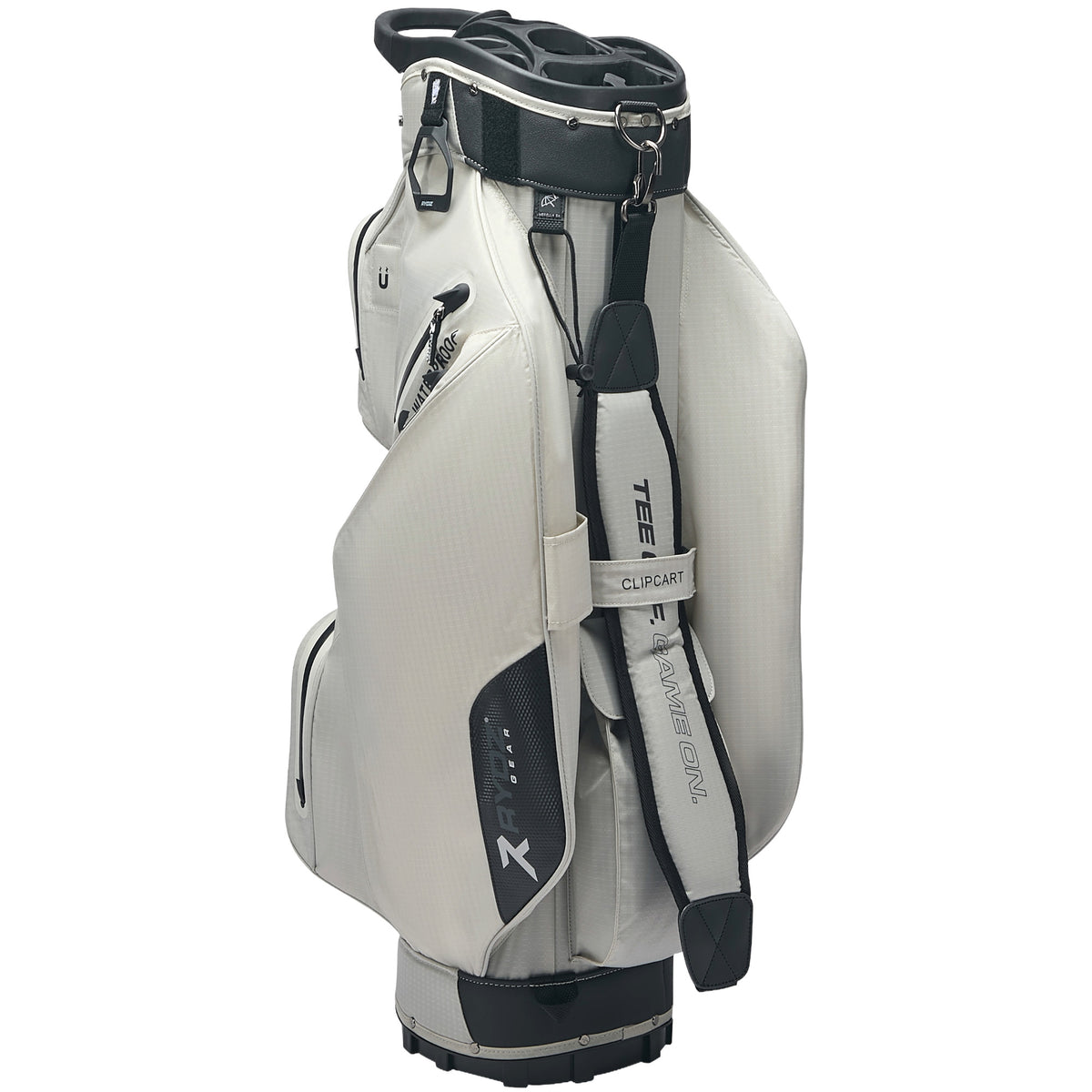 Rydz Clip Waterproof Cartbag, Silbergrau