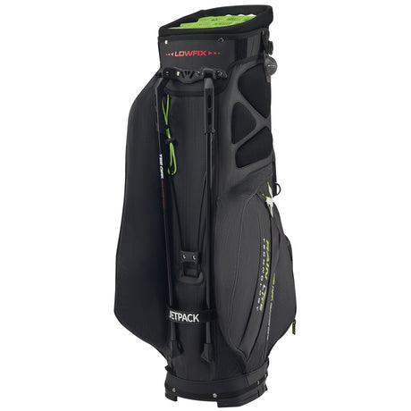 Rydz Gear JetPack Rain Lite Standbag, Schwarz / Grün - Golflaedchen.de