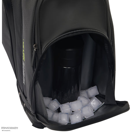 Rydz Gear JetPack Rain Lite Standbag, Silbergrau / Schwarz / Orange - Golflaedchen.de
