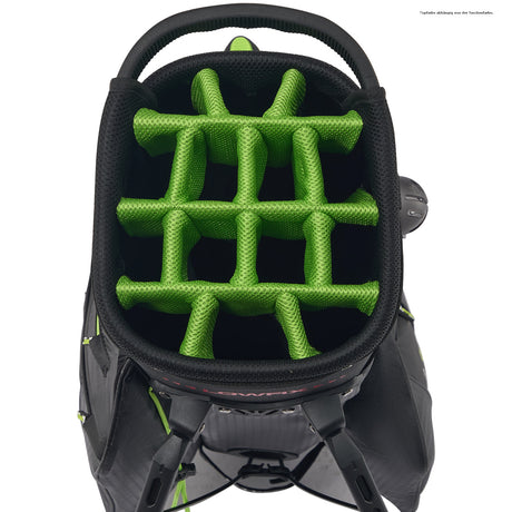 Rydz Gear JetPack Rain Lite Standbag, Silbergrau / Schwarz / Orange - Golflaedchen.de