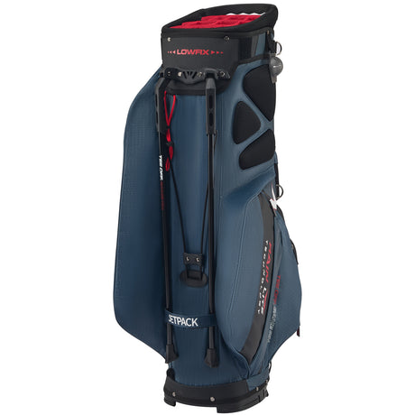Rydz Gear JetPack Rain Lite Standbag, Navy / Schwarz / Rot - Golflaedchen.de