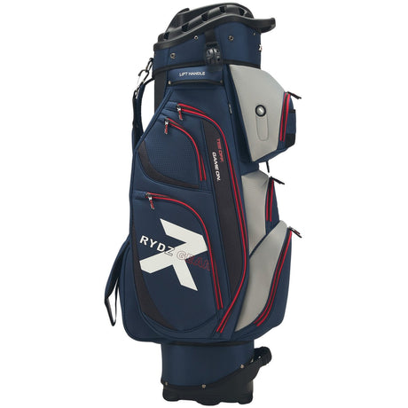 Rydz Gear Speedy B. QO14 Cartbag, Navy / Silbergrau / Rot - Golflaedchen.de