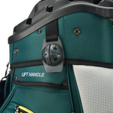 Rydz Gear Speedy B. QO14 Cartbag, Grün / Silbergrau / Goldgelb