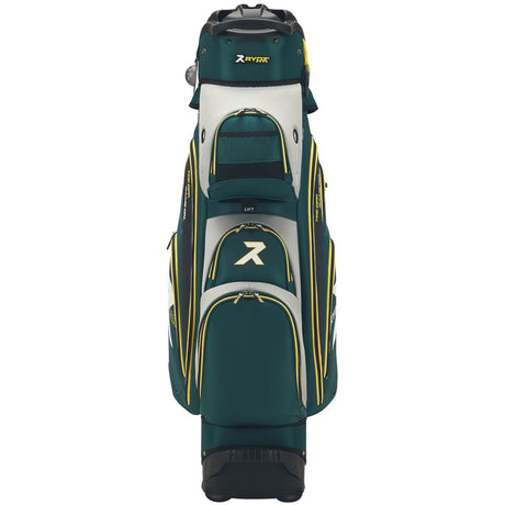 Rydz Gear Speedy B. QO14 Cartbag, Grün / Silbergrau / Goldgelb - Golflaedchen.de