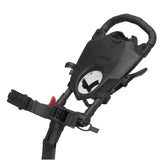 Bag Boy NITRON Auto - Open 3 - Rad Golftrolley, Weiß / Blau - Golflaedchen.de