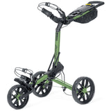 Bag Boy NITRON Auto - Open 3 - Rad Golftrolley, Grün / Schwarz - Golflaedchen.de