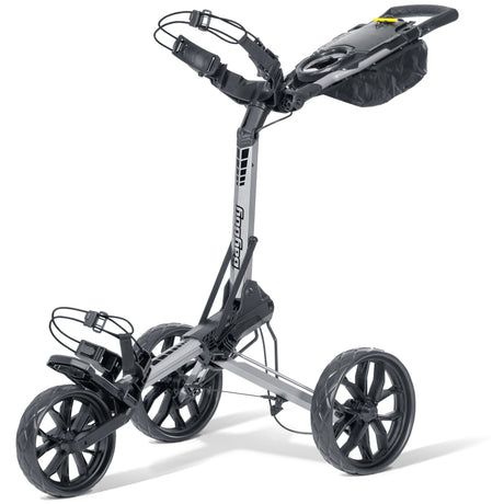 Bag Boy Slimfold 3 - Rad Golftrolley, Grau / Schwarz - Golflaedchen.de