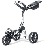 Bag Boy Slimfold 3 - Rad Golftrolley, Weiß / Schwarz - Golflaedchen.de