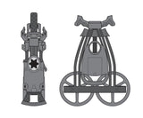 Bag Boy Slimfold 3-Rad Golftrolley, Grün / Schwarz