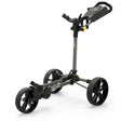 PowaKaddy DLX Lite FF 3-Rad Golftrolley, Dunkelgrau