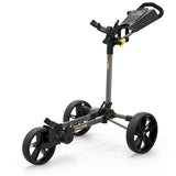 PowaKaddy DLX Lite FF 3-Rad Golftrolley, Dunkelgrau