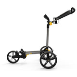 PowaKaddy DLX Lite FF 3-Rad Golftrolley, Dunkelgrau