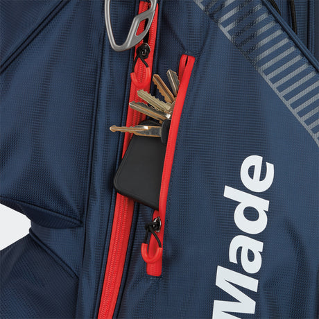 Taylor Made 2026 Pro Cartbag, Navy / Rot