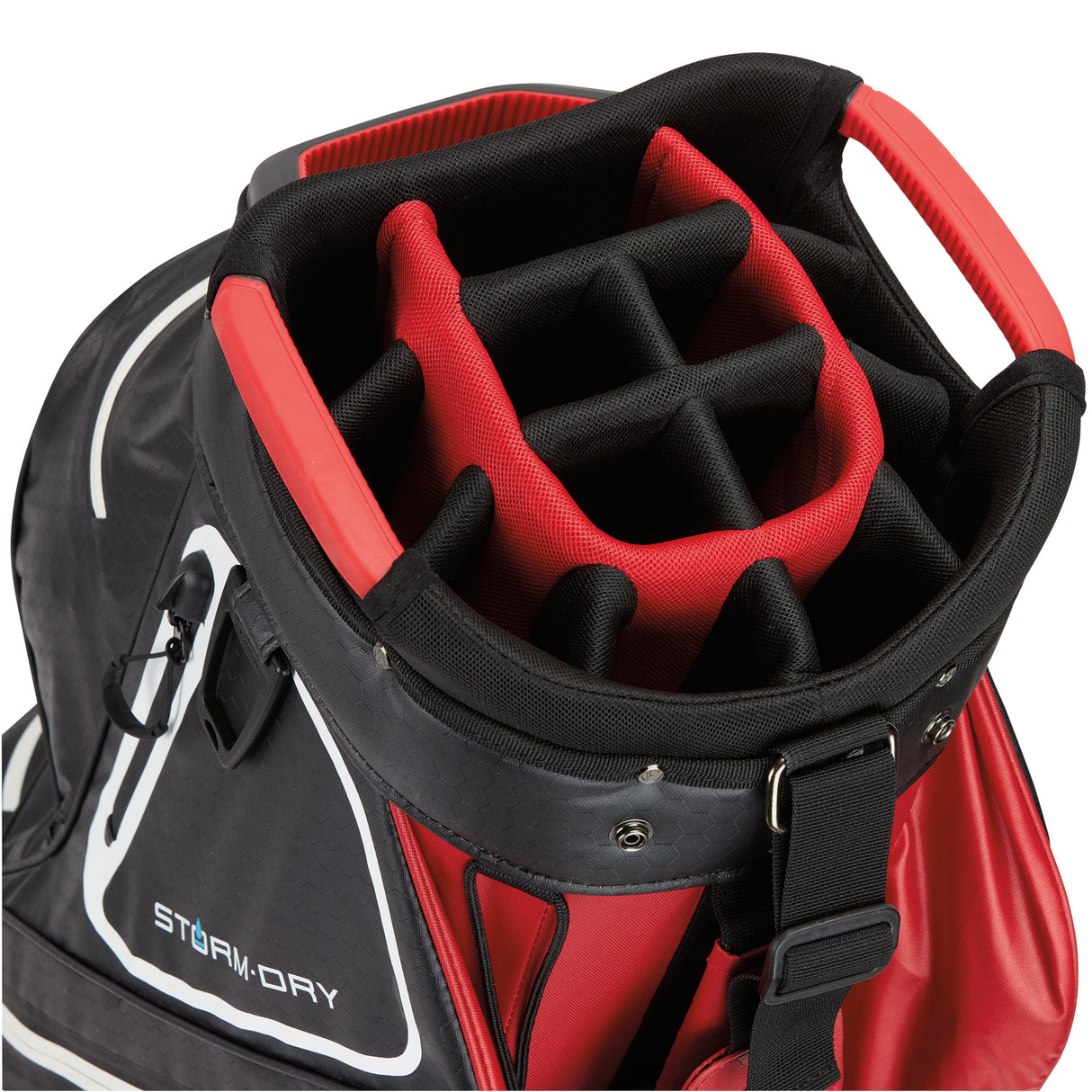 Taylor Made 2025 Storm Dry Waterproof Cartbag, Rot / Schwarz
