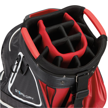 Taylor Made 2025 Storm Dry Waterproof Cartbag, Rot / Schwarz